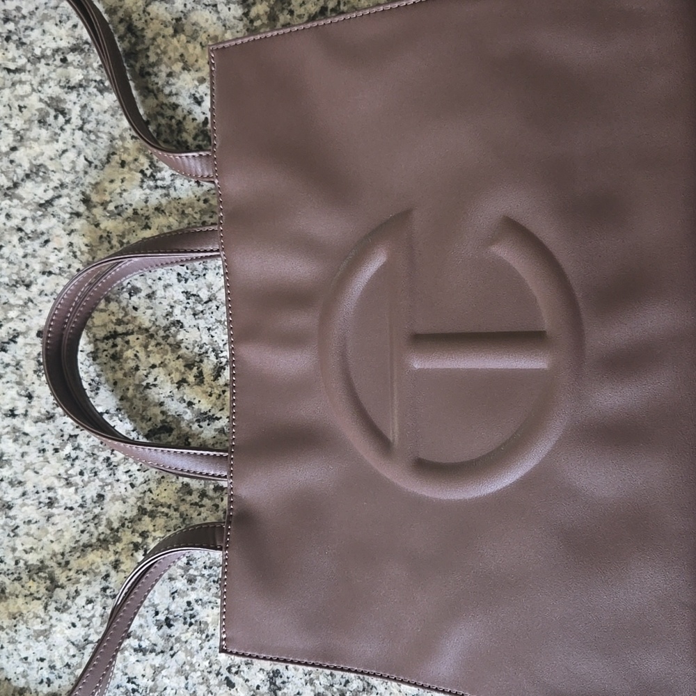 Telfar Women's Chocolate Brown Tote Bag - Picture 2 of 11